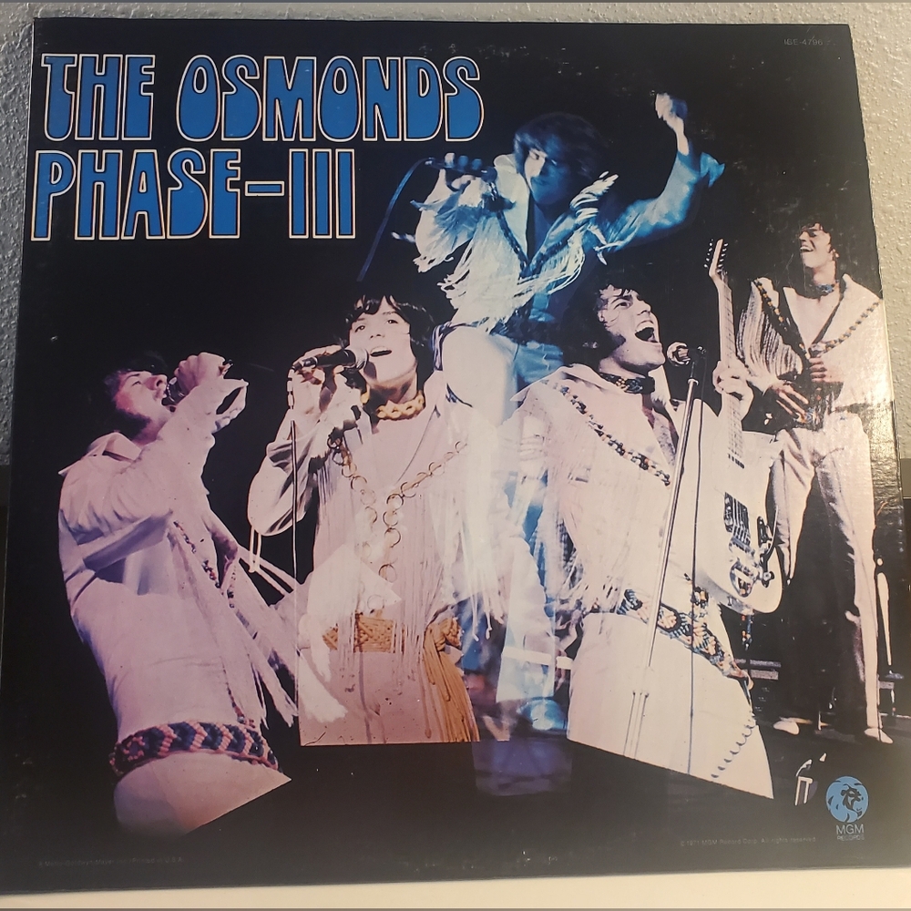 The Osmonds Phase 3 , Soul, Rock, 1971 LP - Picture 7 of 9
